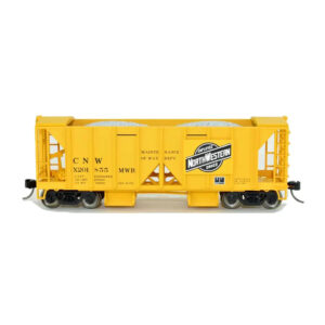 Bowser HO 70 Ton 2 Bay Ballast Hopper with Side Chutes Chicago & North Western