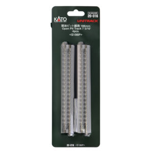 Kato N - Unitrack 186mm (7-5/16") Open Pit Track - 4 Pack