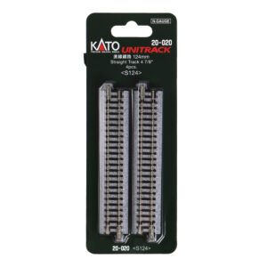 Kato N - Unitrack 124mm (4-7/8") Straight - 4 Pack