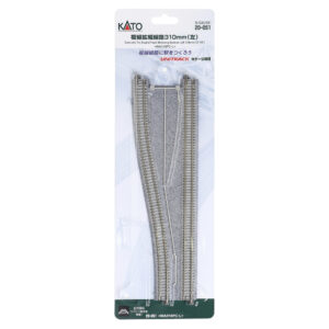 Kato N - Unitrack 310mm (12-1/5") Concrete Ties Double Track Widening Turnout (Left Hand)