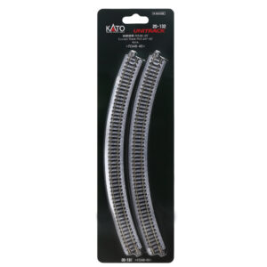 Kato N - Unitrack 348mm (13-3/4") Radius Curve 45-Degree - 4 Pack