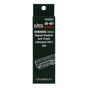 Kato N - Unitrack 124mm (4-7/8") Single Track Straight Viaduct Platform for #20-605 Automatic Signal Track