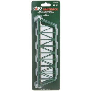 Kato N - Unitrack 248mm (9-3/4") Through Truss Bridge (Green)