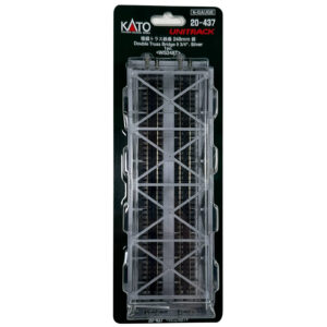 Kato N - Unitrack 248mm (9-3/4") Double Track Through Truss Bridge (Silver)