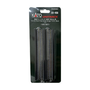 Kato N - Unitrack 186mm (7-5/16") Double Track Through Plate Girder Bridge (Black)