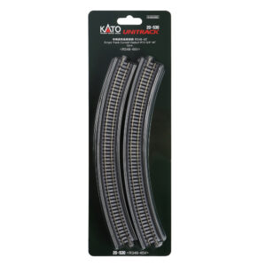 Kato N - Unitrack 348mm (13-3/4") Radius 45-Degree Viaduct - 2 Pack