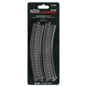 Kato N - Unitrack 348mm (13-3/4") Radius 30-Degree Viaduct - 2 Pack