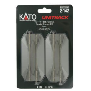 Kato HO - Unitrack 123mm (4 7/8") ReRailer Track - 2 Pack