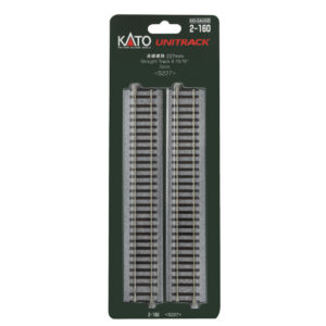 Kato HO - Unitrack 227mm (8-15/16") Straight Track - 2 Pack