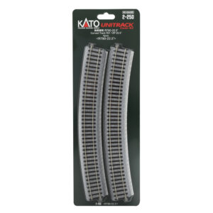 Kato HO - Unitrack 790mm (31-1/8") Radius Curve Track 22.5-Degree - 4 Pack