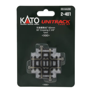 Kato HO - Unitrack 60mm (2-3/8") 90-Degree Crossing