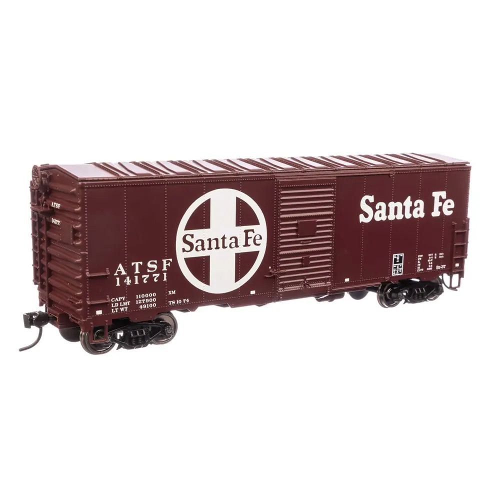 Walthers Mainline HO 40' 1948 AAR Modernized Box Car Santa Fe