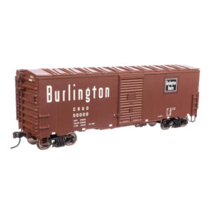 Walthers Mainline HO 40' 1948 AAR Modernized Box Car Chicago Burlington & Quincy