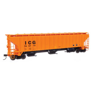Walthers Mainline HO Trinity 4750 Covered Hopper Illinois Central Gulf "Plain"