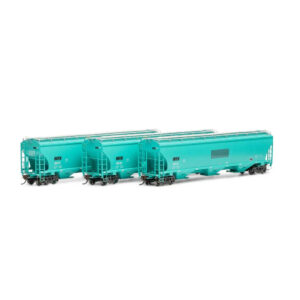 Athearn Genesis HO Trinity 3 Bay Covered Hopper Interstate Commodities "INTX, ex AGP" 3 Pack