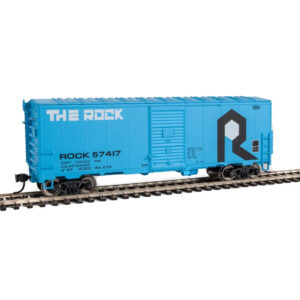 Walthers Mainline HO 40' 1948 AAR Modernized Box Car Rock Island "Blue"