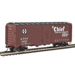 Walthers Mainline HO 40' 1944 AAR Box Car Santa Fe "All the Way"