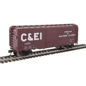 Walthers Mainline HO 40' ACF Welded Box Car Chicago & Eastern Illinois
