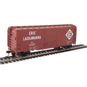 Walthers Mainline HO 40' ACF Welded Box Car Erie Lackawanna