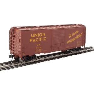 Walthers Mainline HO 40' ACF Welded Box Car Union Pacific "Be Specific Ship Union Pacific"