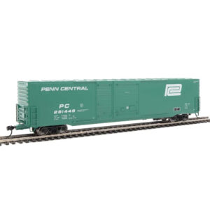 Walthers Mainline HO 60' PS Auto Parts 10' & 6' Double Door Box Car Penn Central