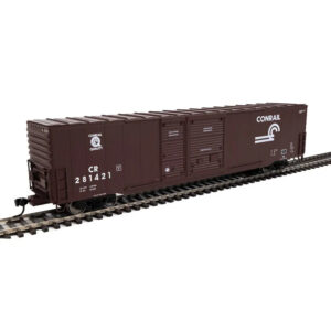 Walthers Mainline HO 60' PS Auto Parts 10' & 6' Double Door Box Car Conrail "Quality"