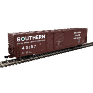 Walthers Mainline HO 60' PS Auto Parts 10' & 6' Double Door Box Car Southern "Green Light to Innovations"