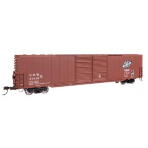 Walthers Mainline HO 60' PS Auto Parts 8' & 8' Double Door Box Car Chicago & North Western