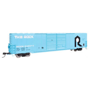 Walthers Mainline HO 60' PS Auto Parts 8' & 8' Double Door Box Car Rock Island "Blue"