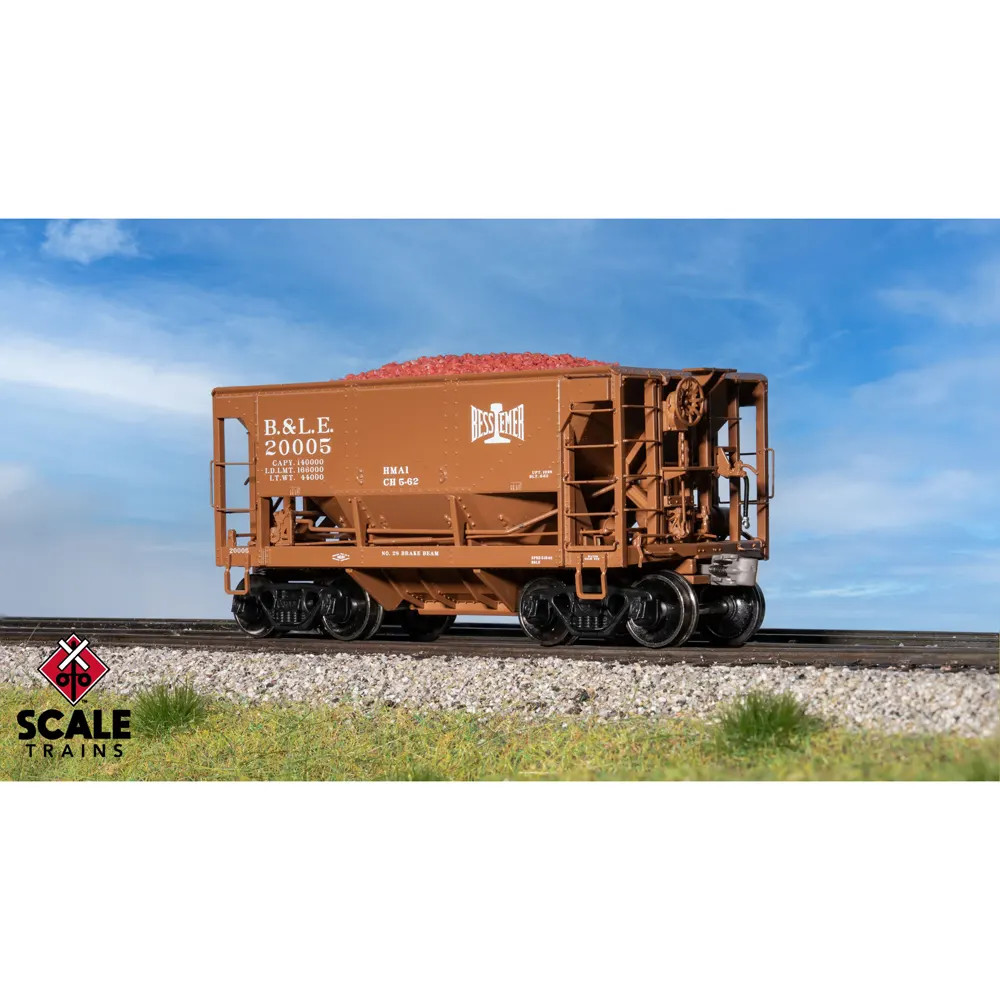 ScaleTrains HO Fox Valley Models PSC 70 Ton Ore Car Bessemer & Lake Erie