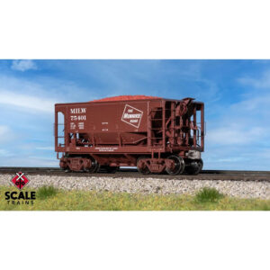 ScaleTrains HO Fox Valley Models PSC 70 Ton Ore Car Milwaukee Road