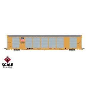 ScaleTrains HO Rivet Counter Gunderson Multi-Max Autorack Union Pacific "TTX Yellow, Large Perforations, TTGX"