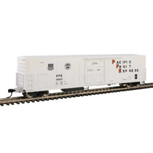 Walthers Mainline HO 57' Mechanical Reefer Pacific Fruit Express "White UP & SP with Orange PFE Lettering"