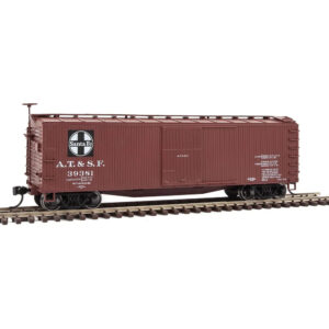 Walthers Mainline HO 40' USRA Double Sheathed Wood Box Car Santa Fe