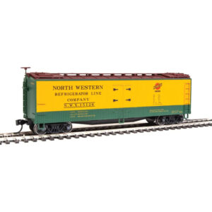 Walthers Mainline HO 40' Wood Reefer North Western Refrigerator Line