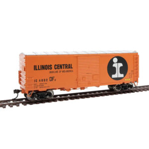 Walthers Mainline HO 40' ACF Modernized Welded Box Car Illinois Central