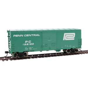 Walthers Mainline HO 40' ACF Modernized Welded Box Car Penn Central "Green"