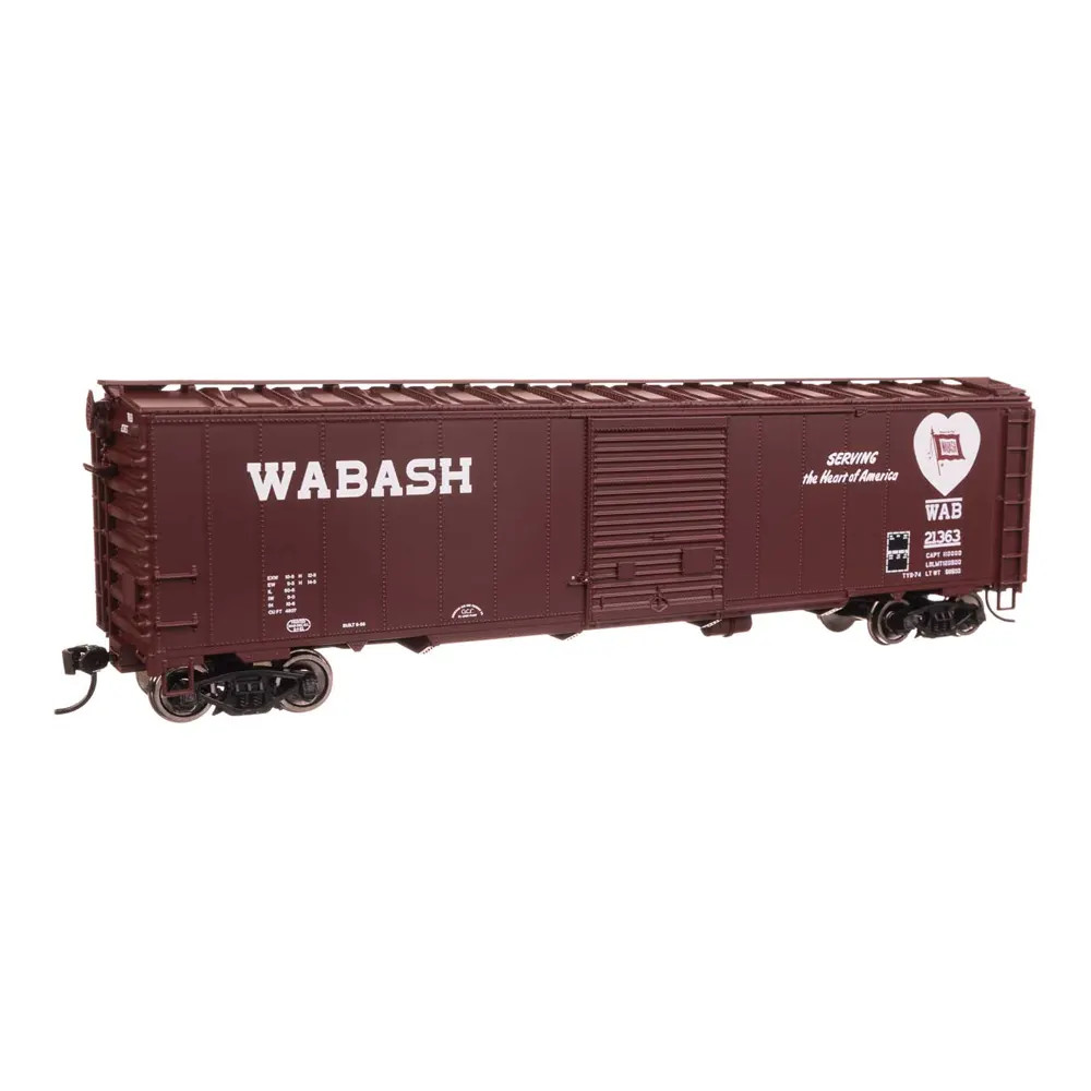 Walthers Mainline HO 50' AAR Box Car Wabash "Heart"