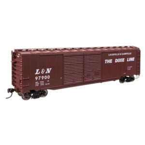 Walthers Mainline HO 50' Improved AAR Double Door Box Car Louisville & Nashville