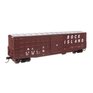 Walthers Mainline HO 50' Waffle Side Box Car Rock Island