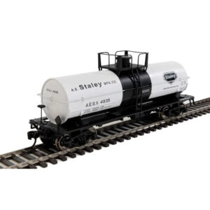 Walthers Mainline HO 36' Chemical Tank Car A. E. Staley "AESX"