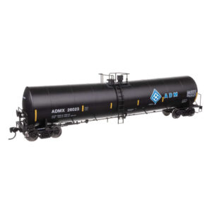 Walthers Mainline HO Trinity 25,000 Gallon Tank Car ADM "Conspicuity Stripes"