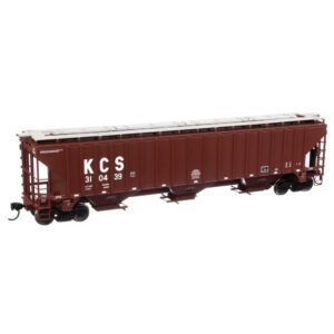 Walthers Mainline HO Trinity 4750 Covered Hopper Kansas City Southern