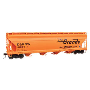 Walthers Mainline HO ACF 5250 Covered Hopper Denver & Rio Grande
