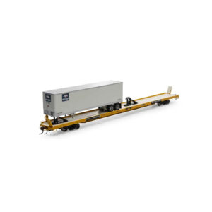 Athearn Genesis HO 89' Flat Car Trailer Train w/ 40' Missouri Pacific Trailer #155695