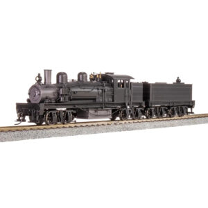 Broadway Limited Paragon 4 HO Class D 4-Truck Shay Black Unlettered w/ DCC & Sound