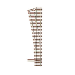 Micro Engineering HO - Code 83 Ladder Track #5b Curved Diverging Track (Left Hand)