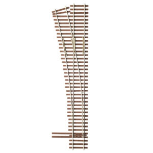 Micro Engineering HO - Code 70 Ladder Track #5b Curved Diverging Track (Left Hand)