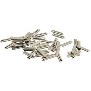 Micro Engineering HO - Code 100 Nickel Silver Rail Joiners - 48 Pack
