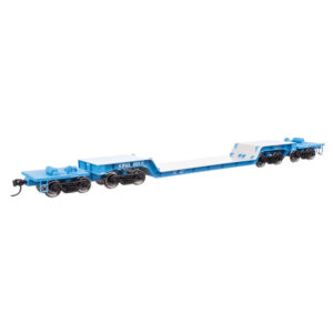 Walthers Mainline HO 8 Axle Despressed Center Flat Car Siemens Westinghouse "KWUX"